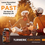 OmniBiotics Turmeric Curcumin Supplement with BioPerine label