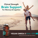 OmniBiotics Vegan Omega-3 DHA+EPA Supplement capsule close-up