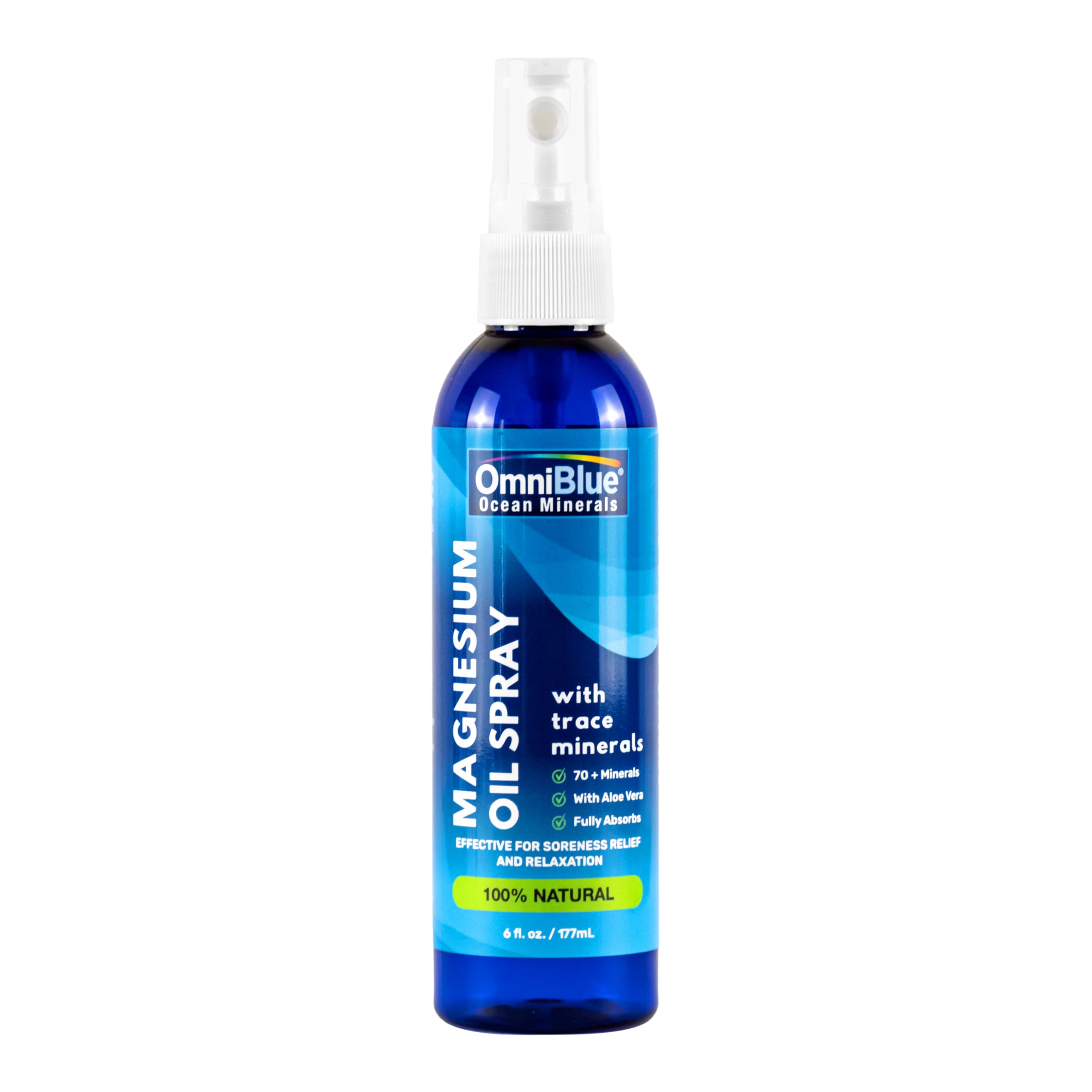 OmniBlue Magnesium Spray 240g front view