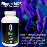 Omnitrition Fiber-N-Mor supplement bottle side view