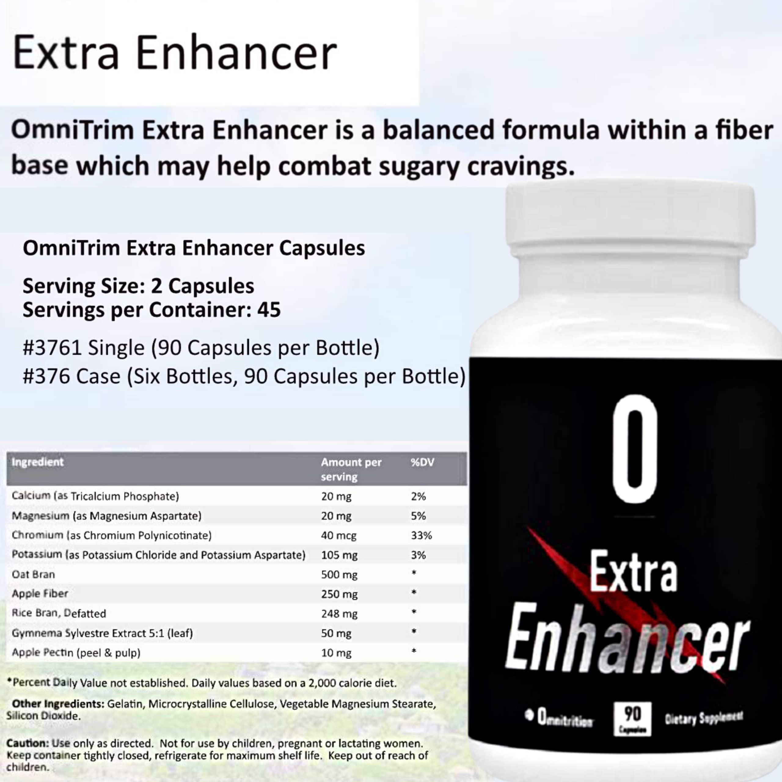 Omnitrition OmniTrim Extra supplement with a measuring spoon