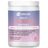 OMOGS Collagen Powder 91g front view with packaging