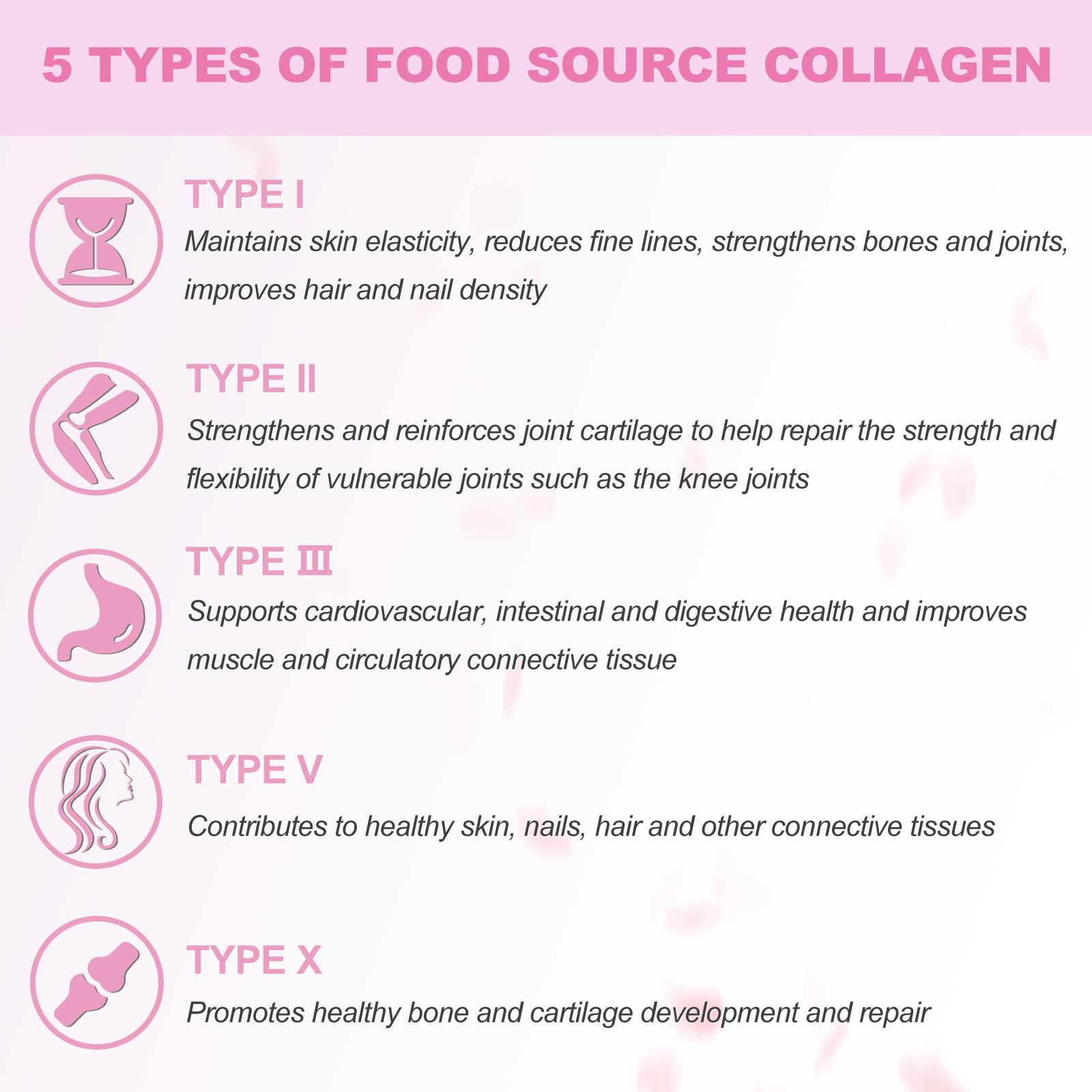OMOGS Collagen Powder 91g in a glass of water