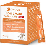 OMOGS Organic Mushroom Powder Supplement front view