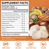 OMOGS Organic Mushroom Powder Supplement packaging