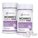 OMOGS Women's Probiotic Capsules 180 Billion CFUs front view