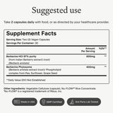 OMRE Berberine Supplement 1000mg capsules on a wooden surface