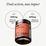 OMRE Berberine Supplement 1000mg side view