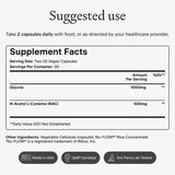 OMRE N-Acetyl Cysteine & Glycine supplement ingredients list