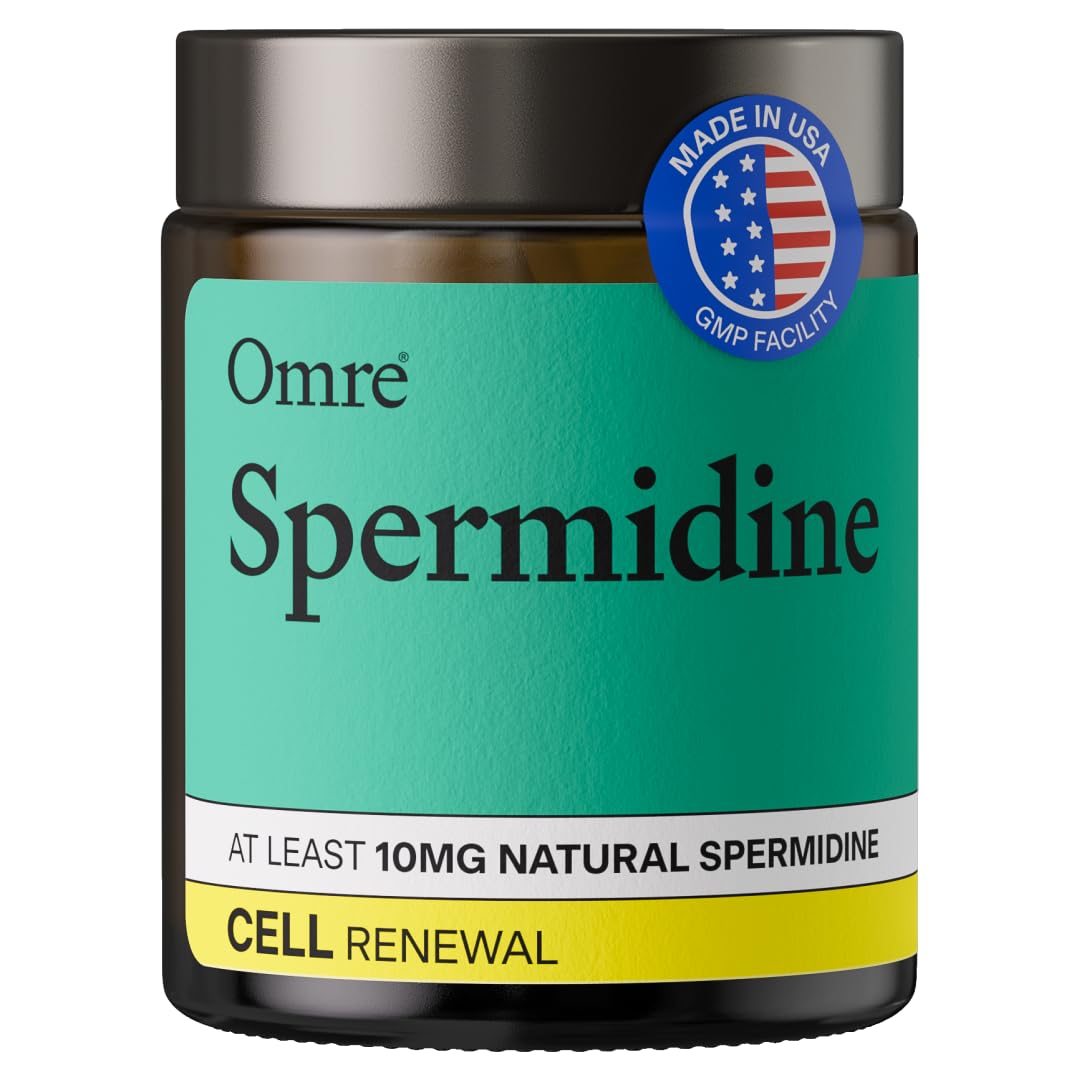 OMRE Spermidine Supplement 10mg front view packaging