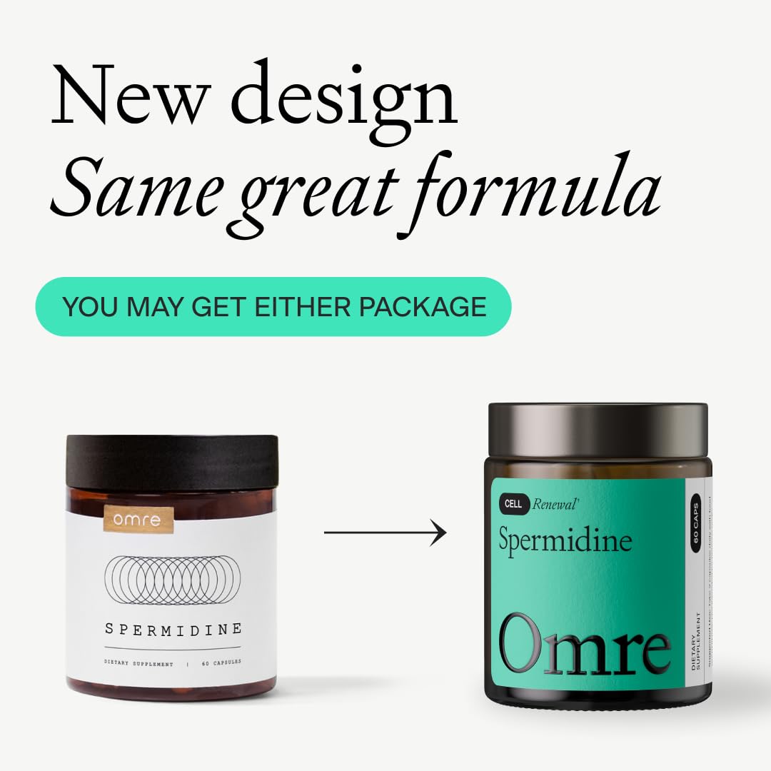 OMRE Spermidine Supplement capsules in a bottle