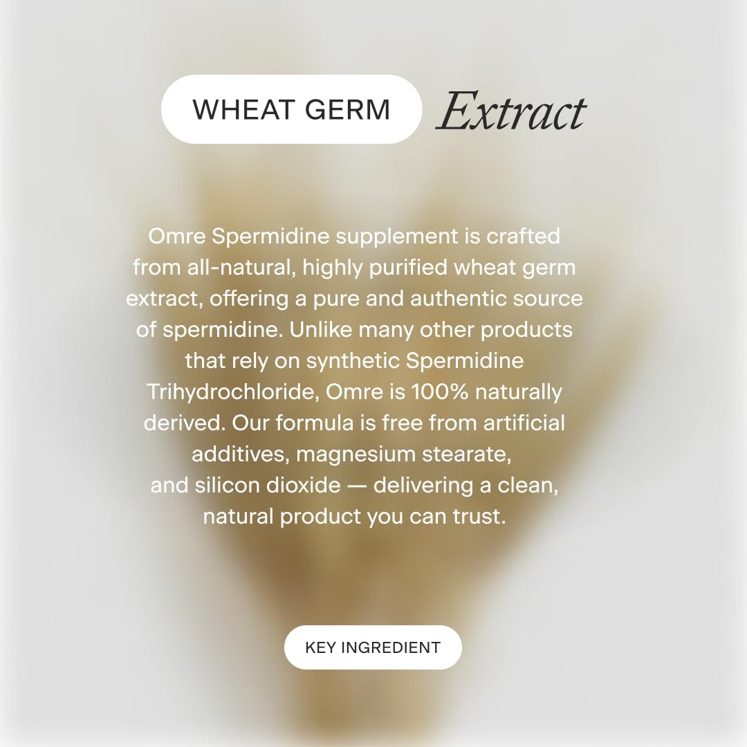 OMRE Spermidine Supplement ingredients list