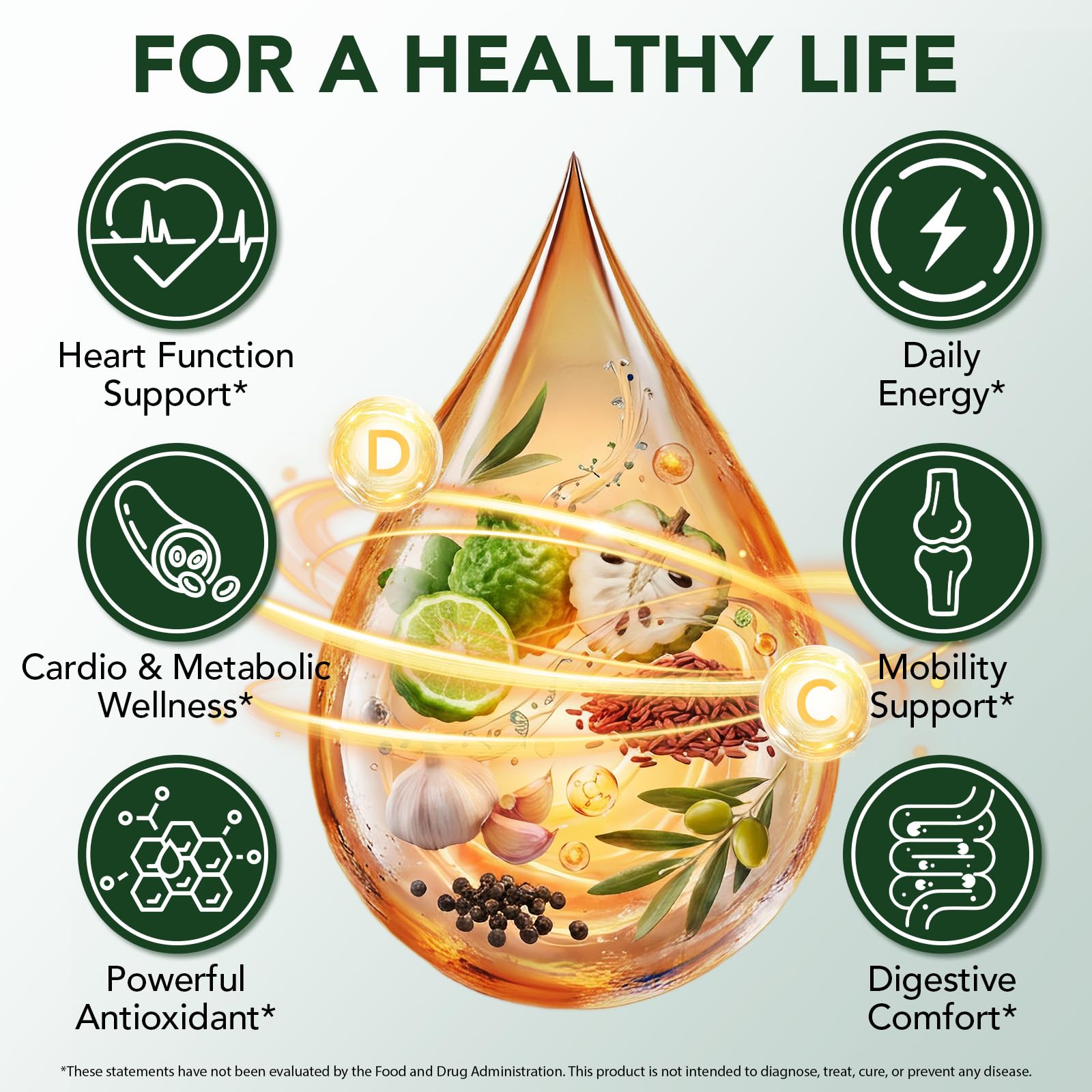 OMZOK Red Yeast Rice Liquid Supplement packaging