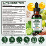 OMZOK Red Yeast Rice Liquid Supplement with measuring dropper