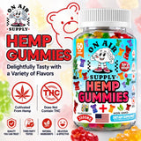 On Air Supply Hemp Oil Gummies in a hand