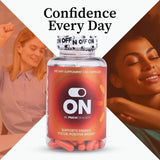 ON BY PSICOESPACIO supplement capsules on a table
