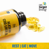 On Target Living Alaskan Cod Liver Oil nutritional information