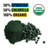 On Target Living Chlorella Spirulina Tablets packaging