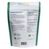 On Target Living Chlorella Spirulina Tablets with fresh water background