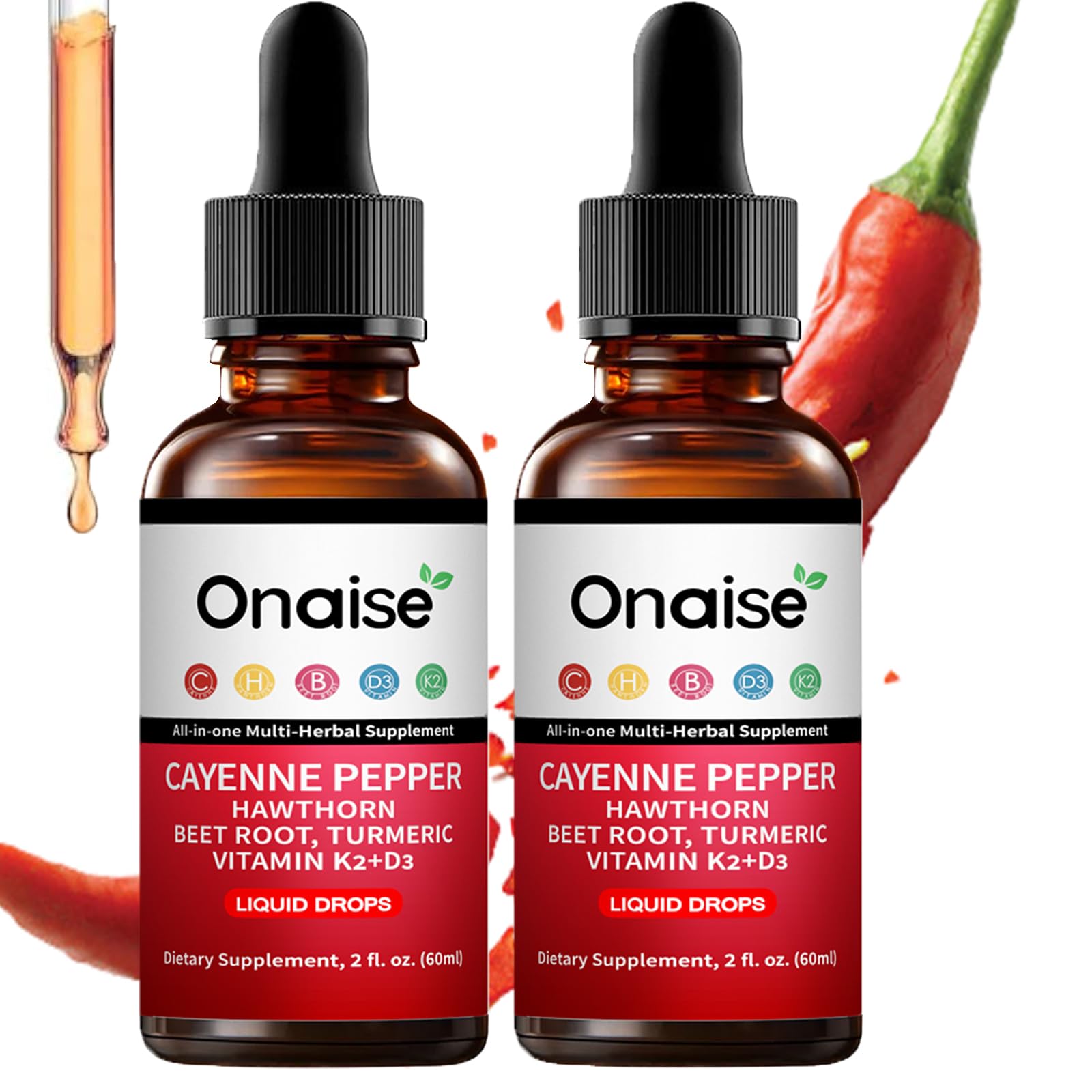 ONAISE Cayenne Herbal Supplement 290g front view