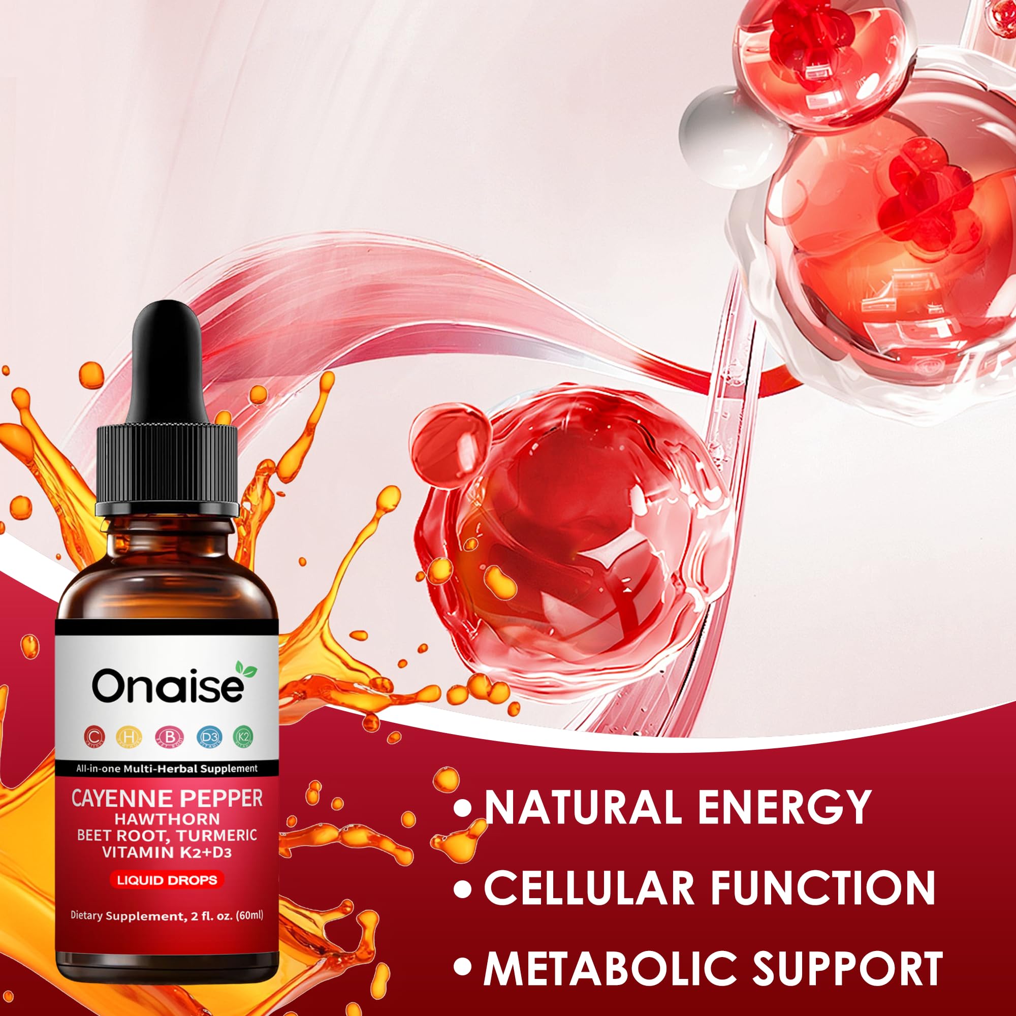 ONAISE Cayenne Herbal Supplement 290g ingredients list