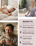 ONE 365 Adrenal Extracts Supplement capsules in a hand