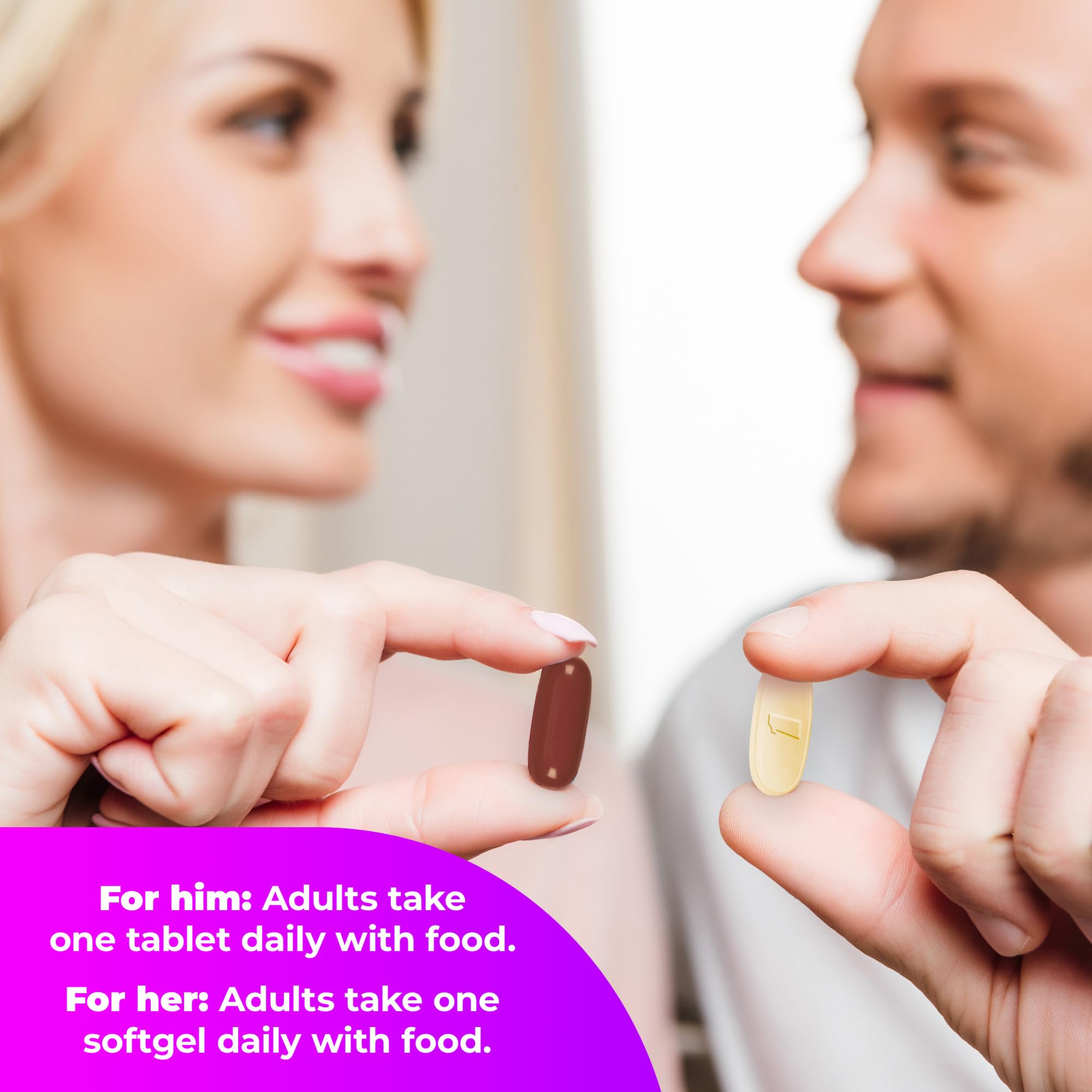 ONE A DAY couple's pack packaging