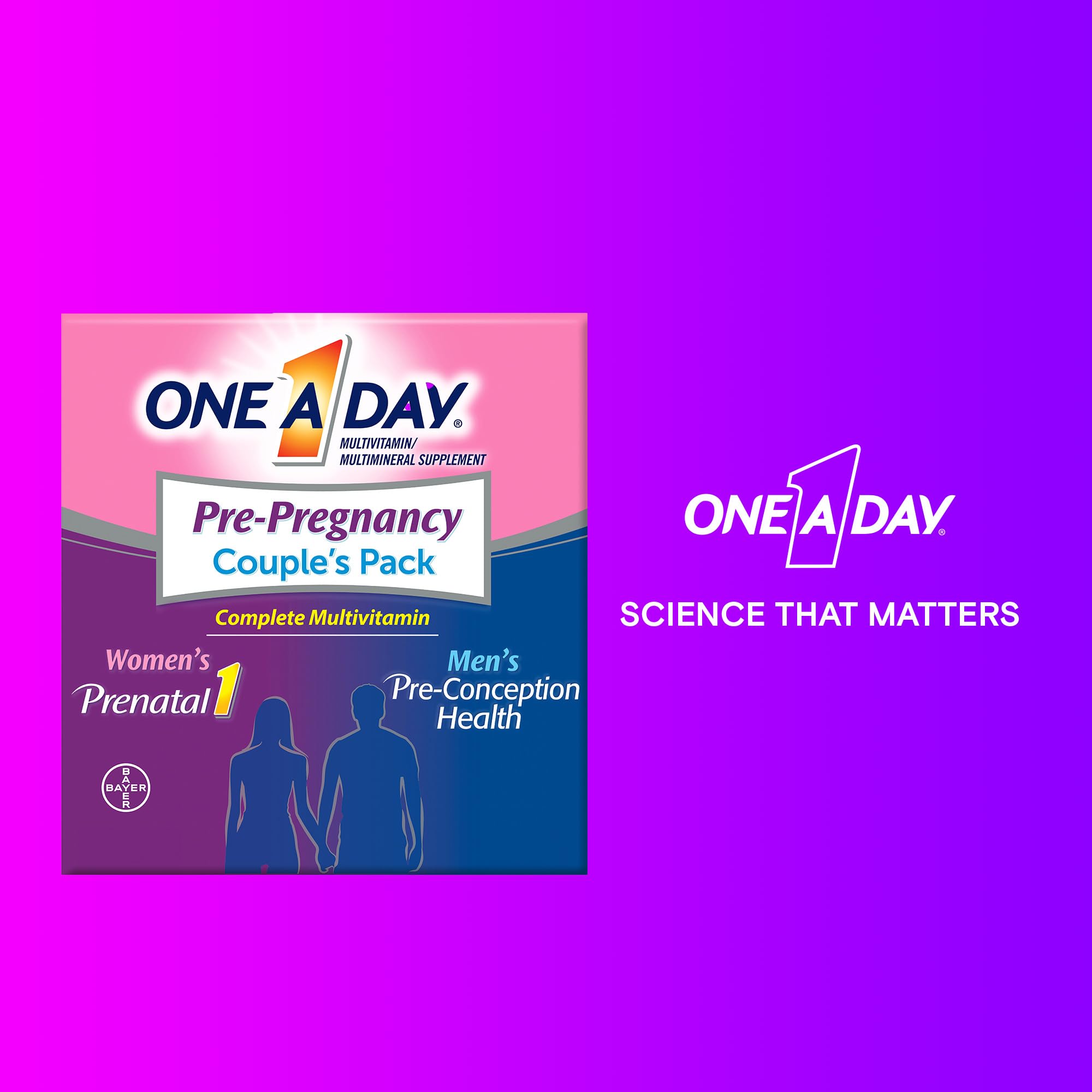 ONE A DAY couple's pack with a lifestyle setting