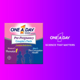 ONE A DAY couple's pack with a lifestyle setting