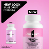 ONE A DAY Prenatal Multivitamin Softgels 200g back view