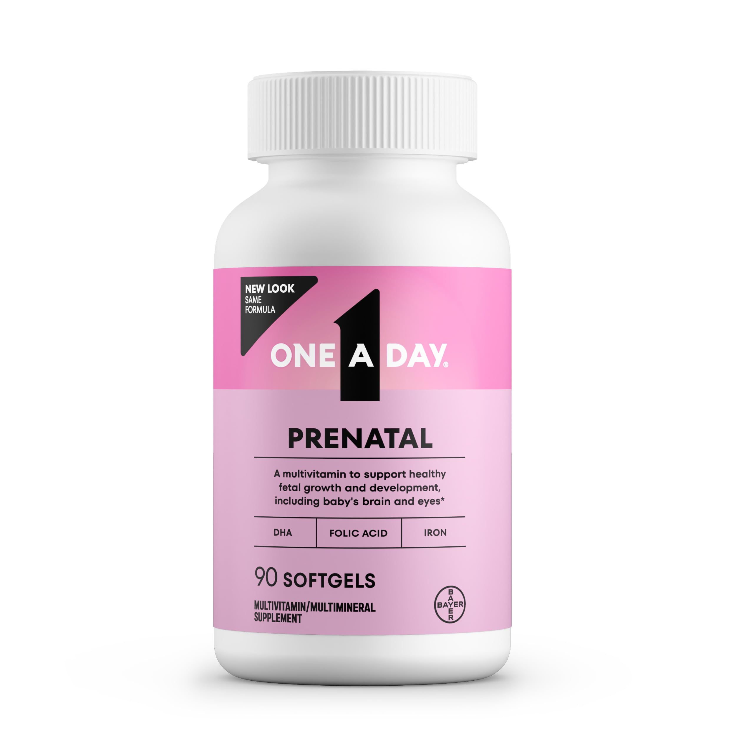 ONE A DAY Prenatal Multivitamin Softgels 200g front view