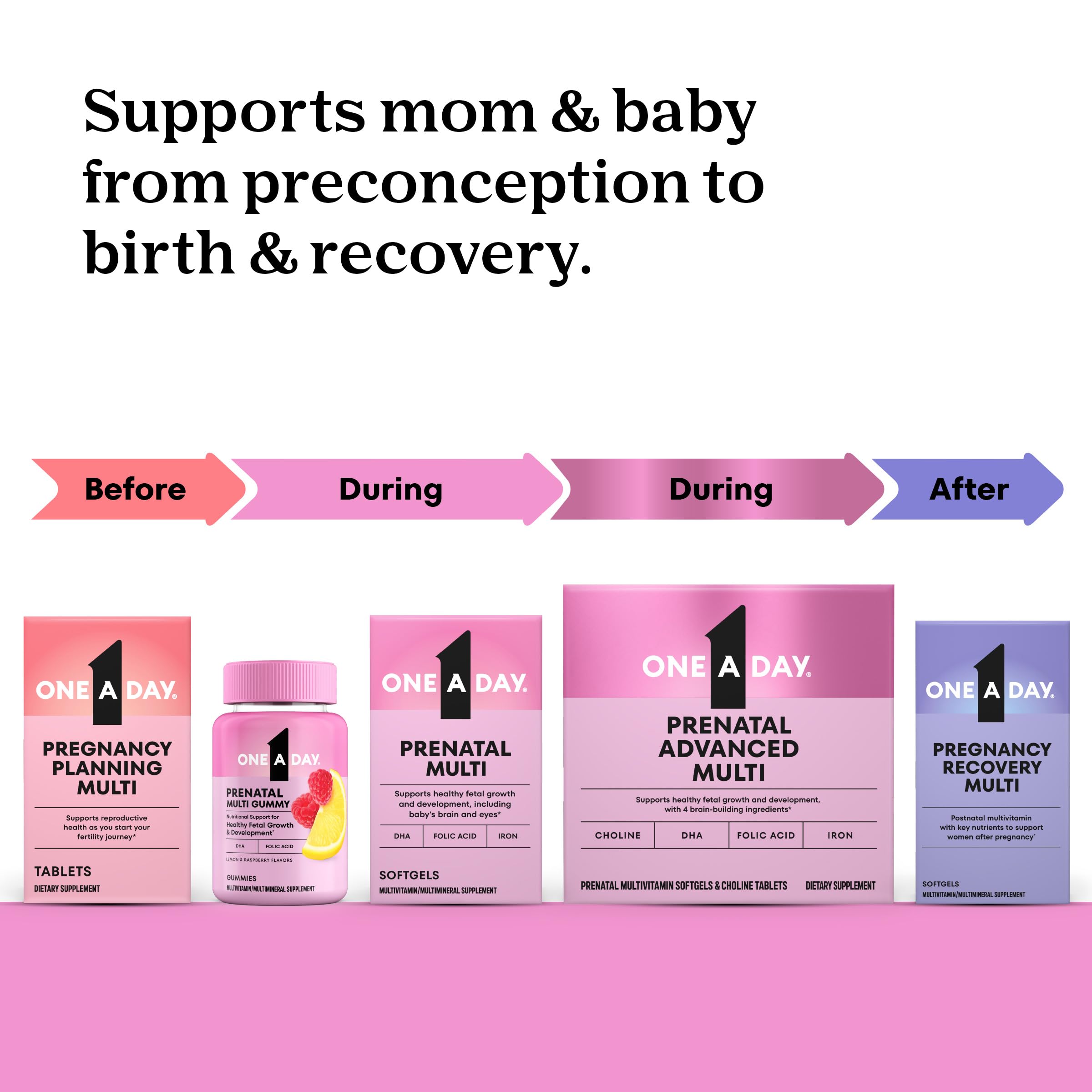 ONE A DAY Prenatal Multivitamin Softgels 200g lifestyle scene