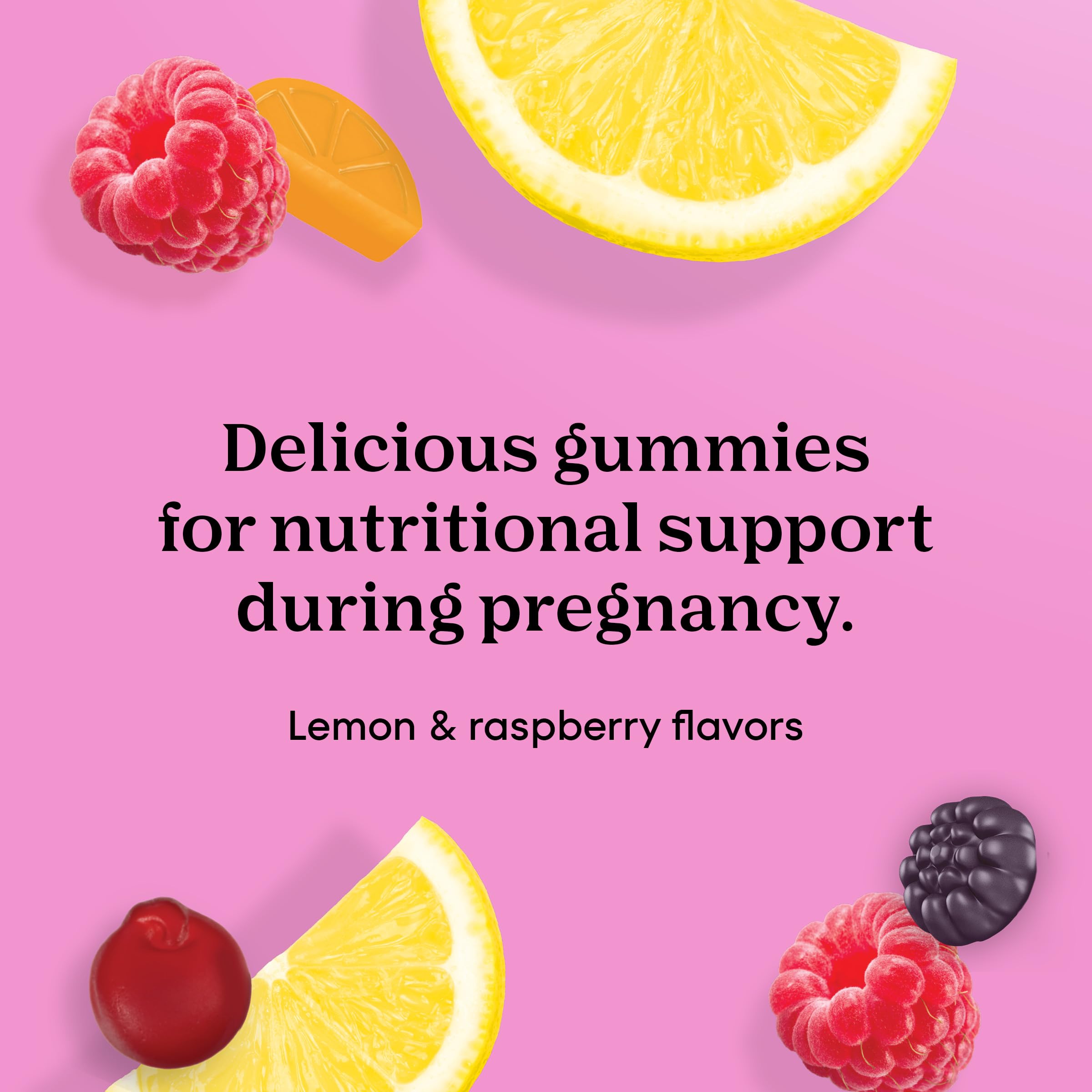 ONE A DAY Prenatal Vitamin Gummies close-up of gummies