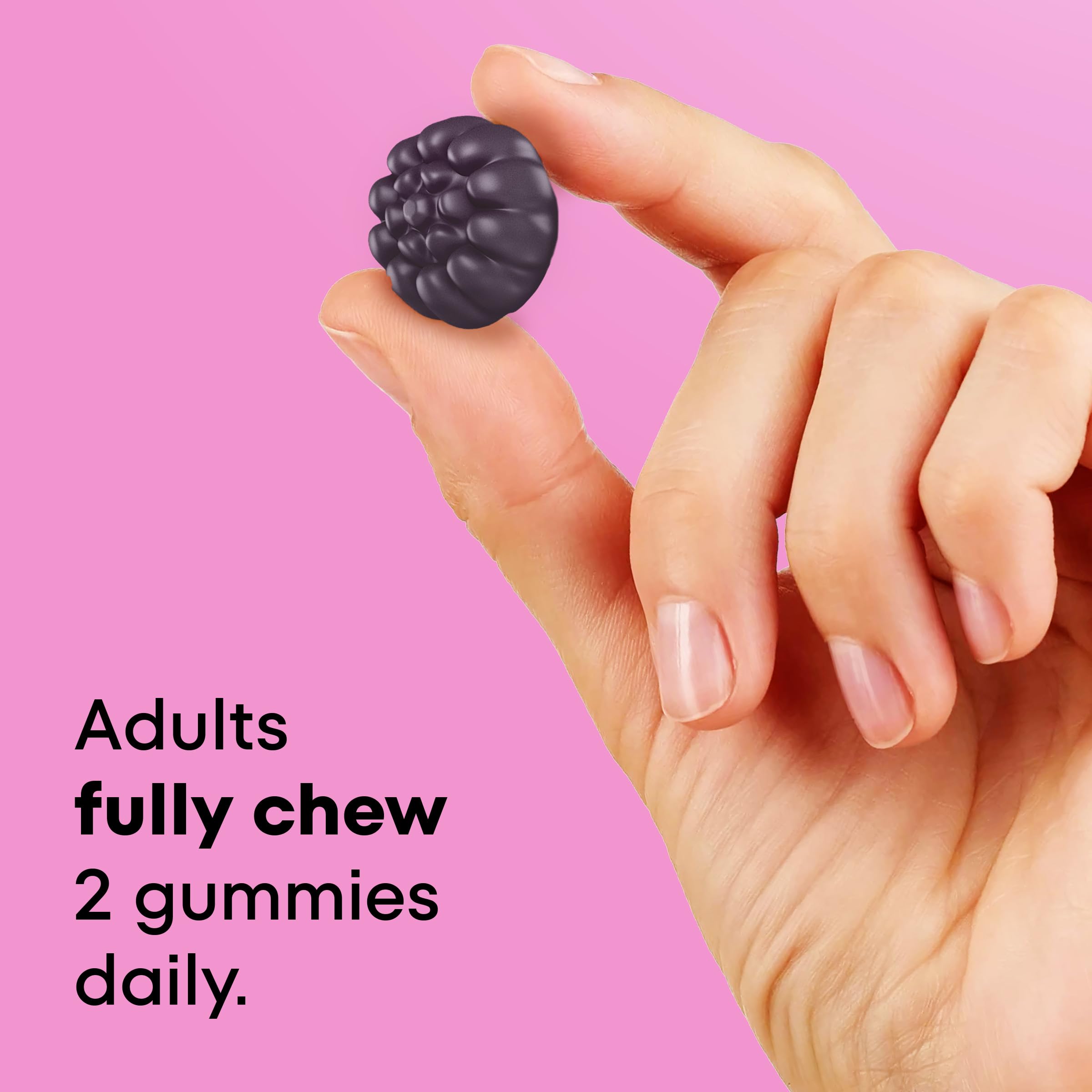 ONE A DAY Prenatal Vitamin Gummies with a measuring spoon