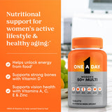 ONE A DAY Women's 50 Plus Multivitamin ingredients list