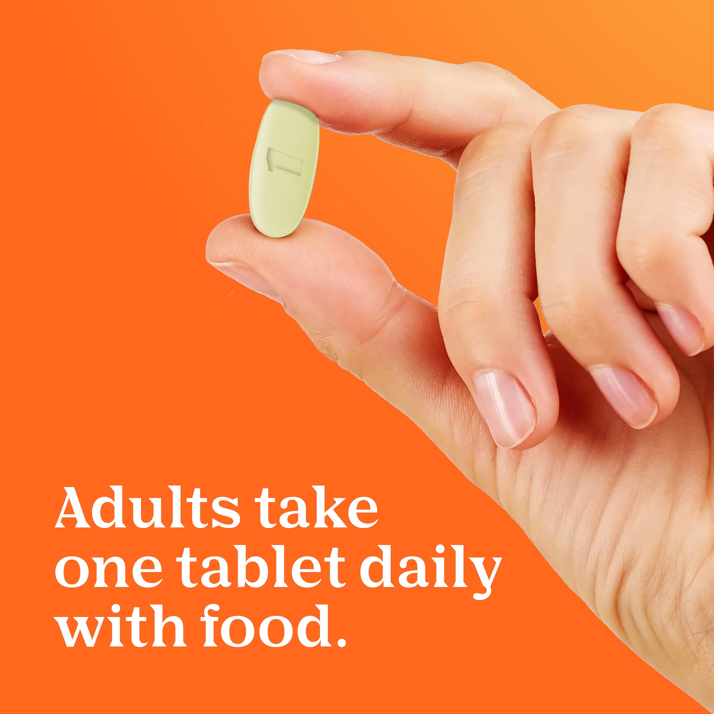 ONE A DAY Women's Multivitamin displayed with fruits