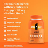 ONE A DAY Women's Multivitamin on a wooden table
