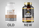 One Earth Health Beef Kidney Supplement 6 capsules on white background
