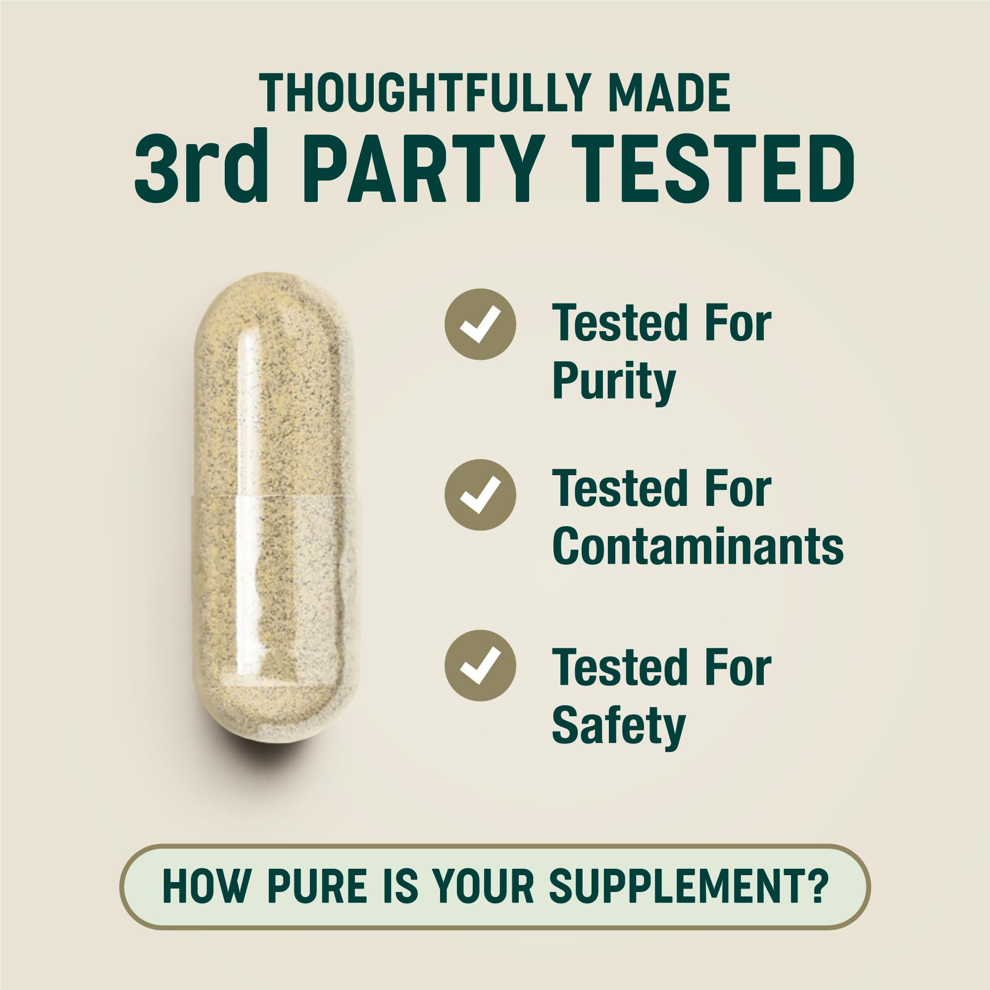 One Earth Health Beef Liver Capsules 3000mg with measuring spoon