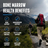 One Earth Health Bone Marrow Supplement 3000mg bottle side view