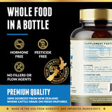 One Earth Health Bone Marrow Supplement 3000mg bottle with a measuring spoon