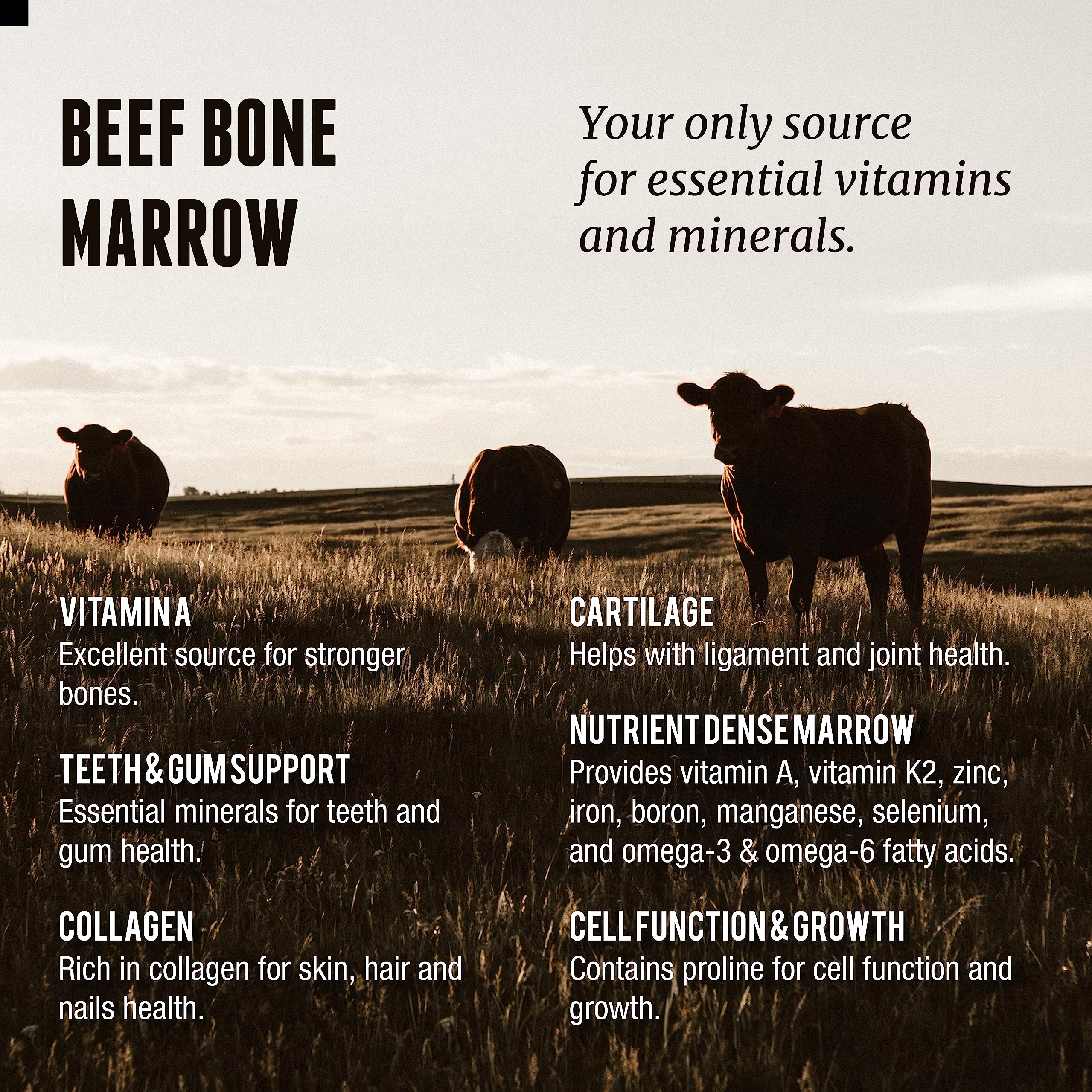 One Earth Health Bone Marrow Supplement 3000mg ingredients list