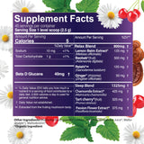 One Farm Dream Tea Sleep Powder ingredients list on jar
