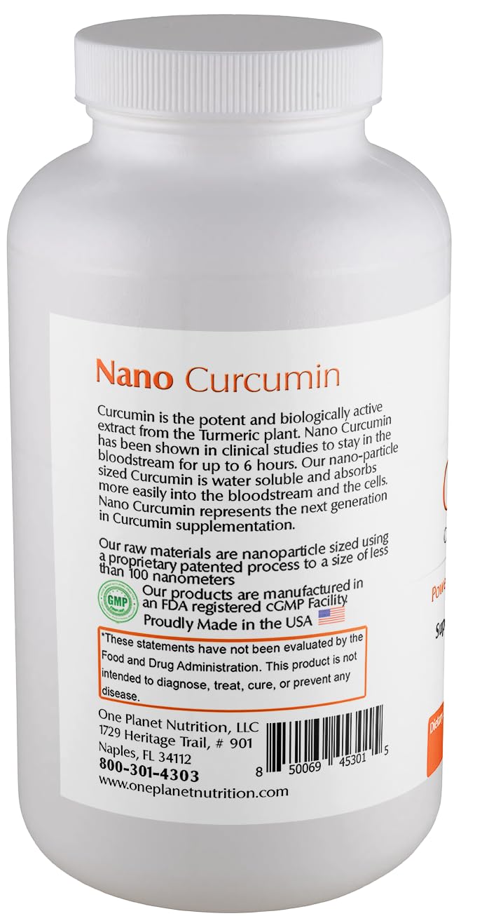 One Planet Nutrition Nano Curcumin 500mg capsule close-up