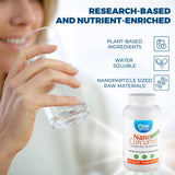 One Planet Nutrition Nano Curcumin Capsules 500mg packaging details