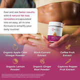 One Sol Women's Fat Burner Capsules with measuring spoon