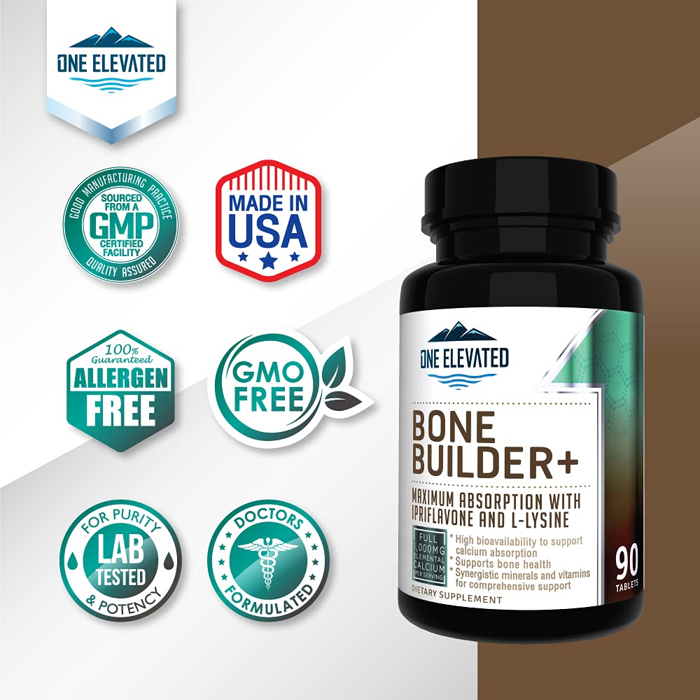 One support Calcium Supplement 1000MG displayed with other health supplements