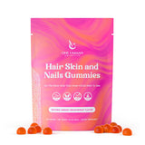 One Ummah Hair, Skin & Nails Gummies front view with packaging