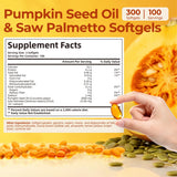 Oneoo Pumpkin Seed Oil Softgels softgels on a table