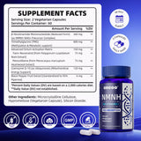 Oneoo Resveratrol Supplement 300mg back view with ingredient list